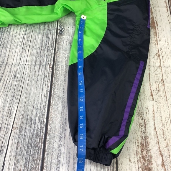 CB Carolina Bay Blue/ Green Rain Jacket Size Large - Picture 10 of 10